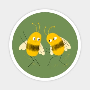 Dancing Bees Magnet